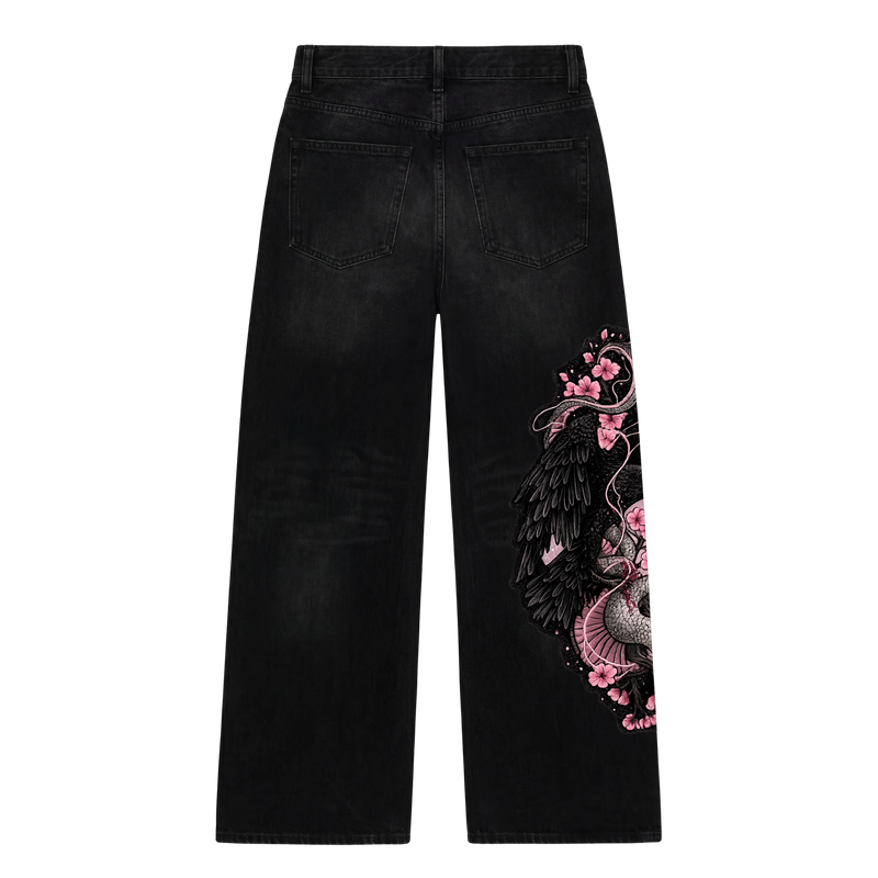 Off Supply Nocturne Bloom Embroidered Denim — Limited Edition