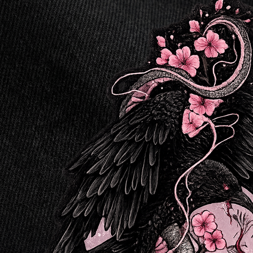 Off Supply Nocturne Bloom Embroidered Denim — Limited Edition