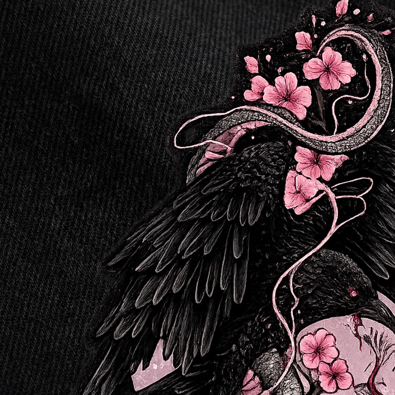 Off Supply Nocturne Bloom Embroidered Denim — Limited Edition