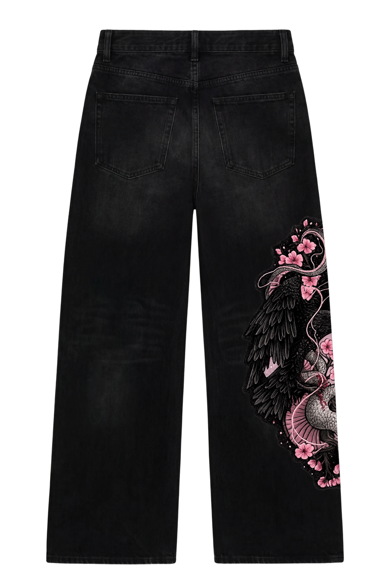Off Supply Nocturne Bloom Embroidered Denim — Limited Edition