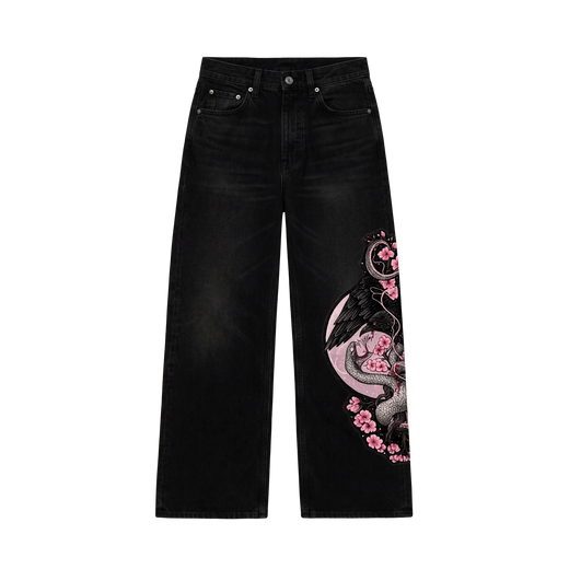 Off Supply Nocturne Bloom Embroidered Denim — Limited Edition