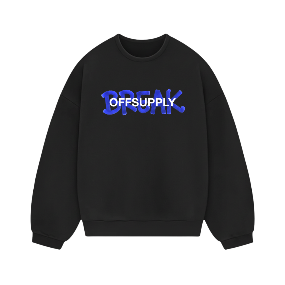 OFFSUPLY NOTHING REAL EVER FADES OVERSIZED SWEATSHIRT