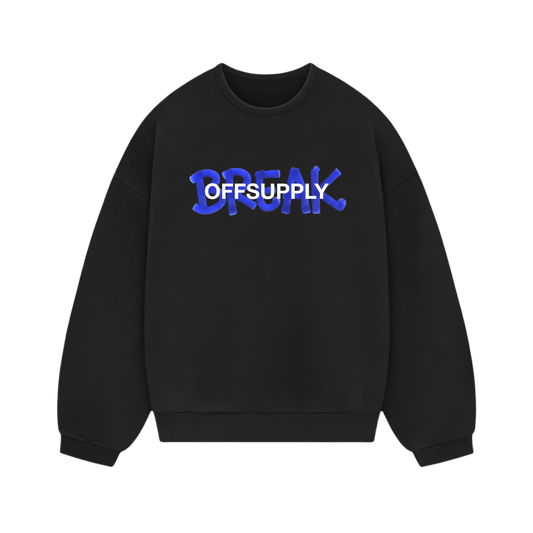 OFFSUPLY NOTHING REAL EVER FADES OVERSIZED SWEATSHIRT