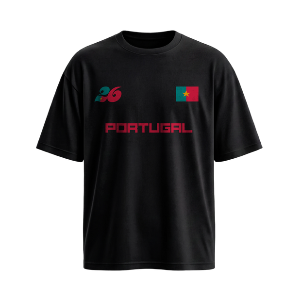 Off Supply Portugal 26 Black T-Shirt