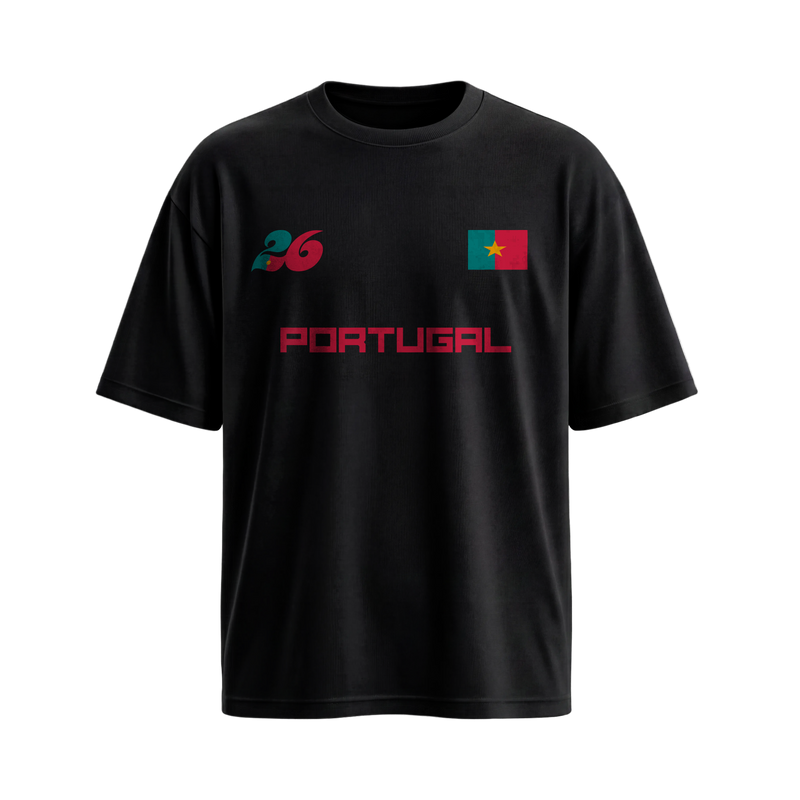 Off Supply Portugal 26 Black T-Shirt