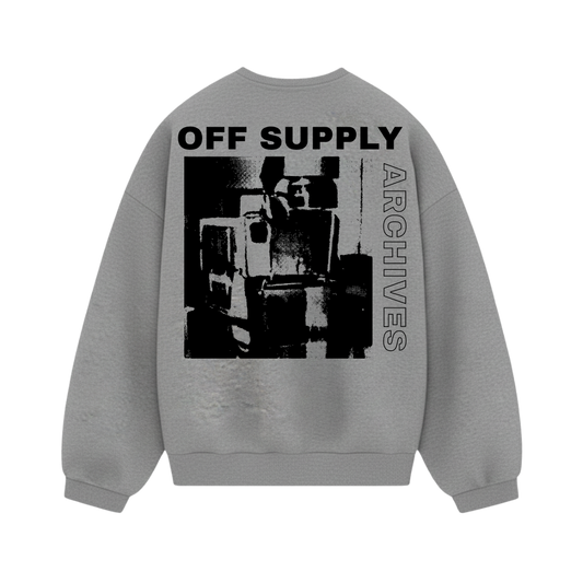 Off Supply Premium Limited Edition Retro Archive Graphic Sweatshirt