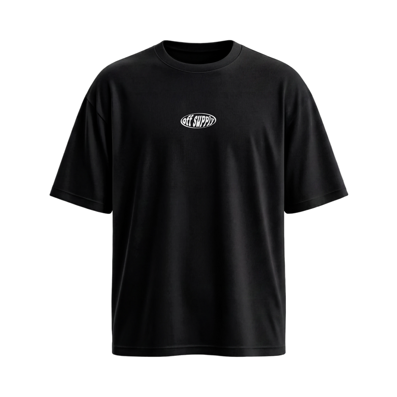Off Supply Red Fury Black T-Shirt