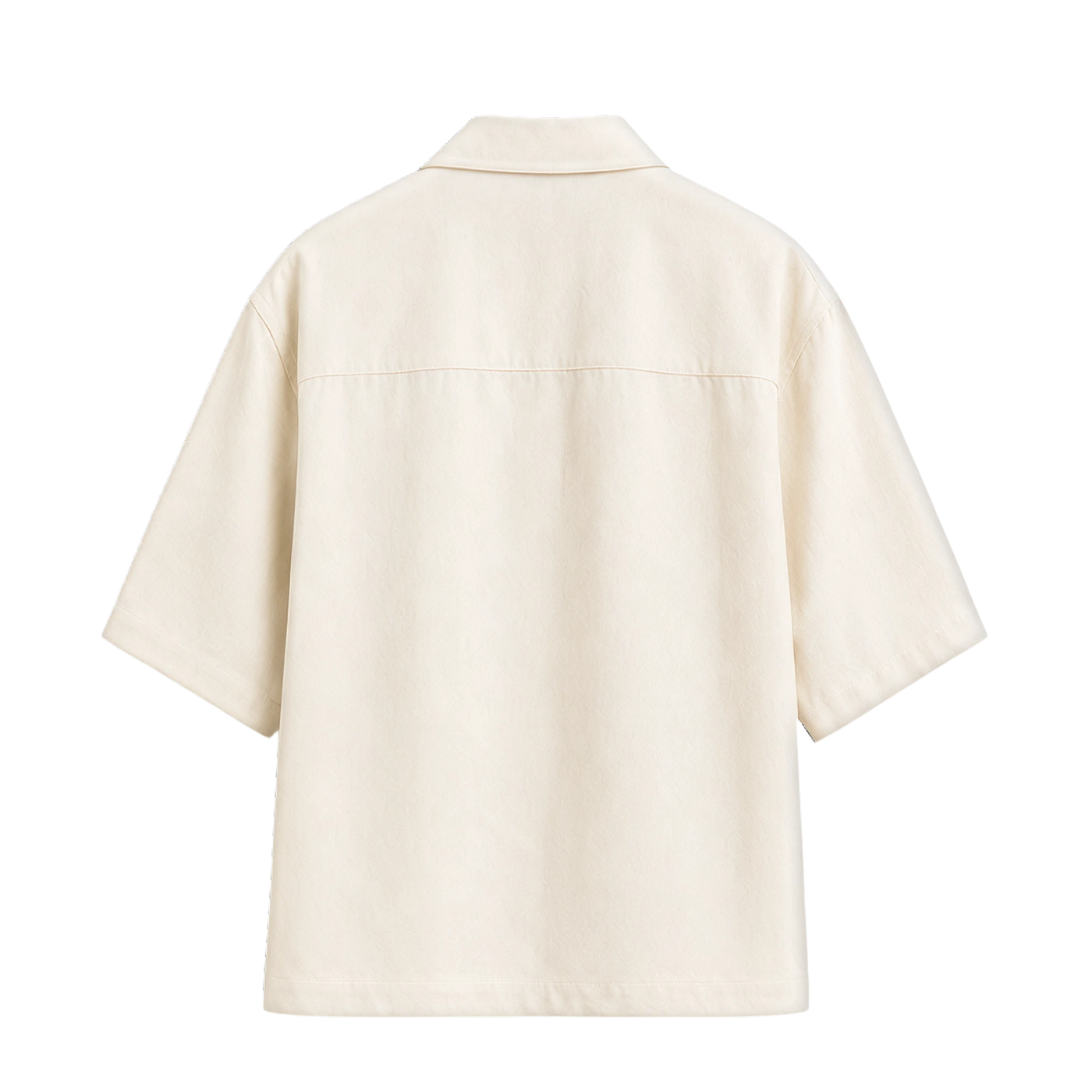 Off Supply Riviera Double-Breasted Ivory Shirt