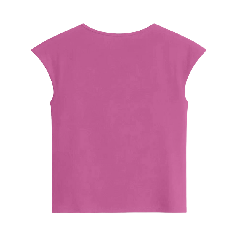 Off Supply Sensitive Pink Crop Top