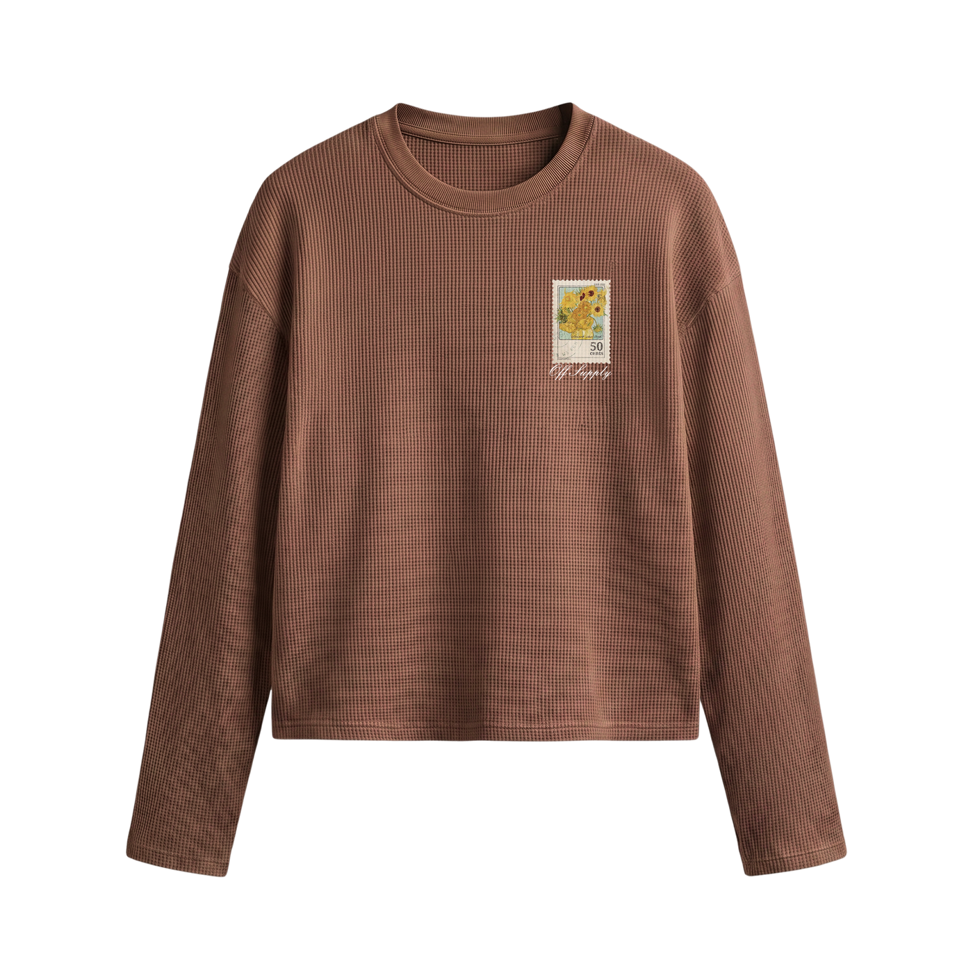 Off Supply Stamped Memories Clay Waffle T-shirt