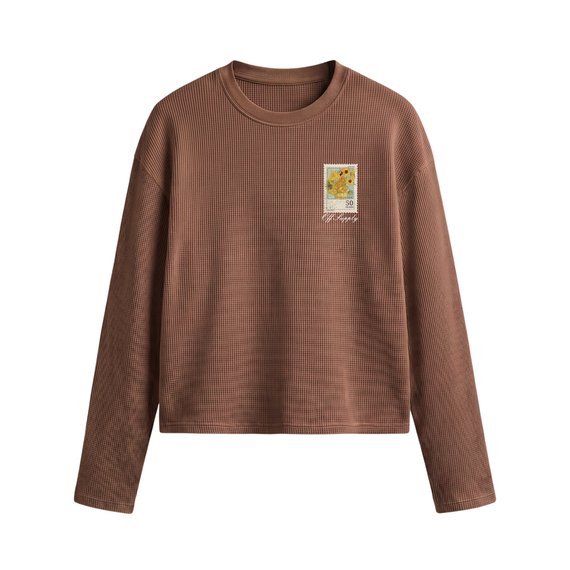 Off Supply Stamped Memories Clay Waffle T-shirt
