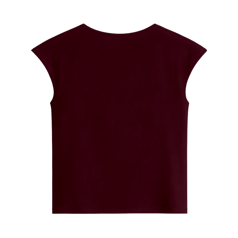 Off Supply Stay Spicy Cherry Red Crop Top