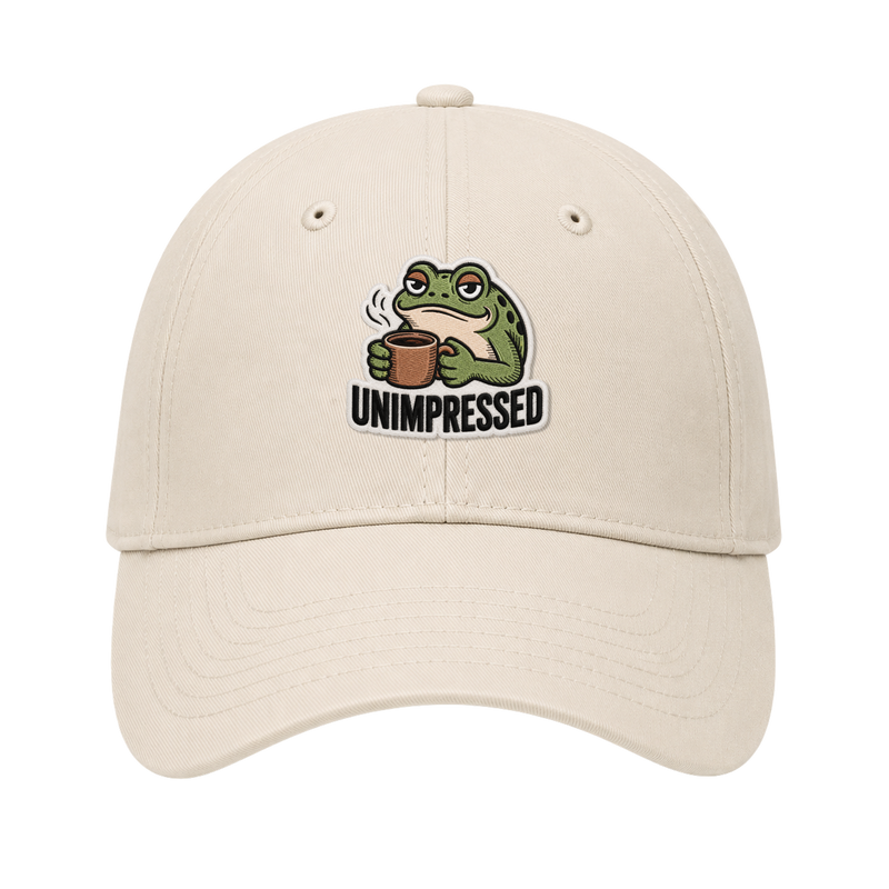 Off Supply Unimpressed Froggie Beige Cap