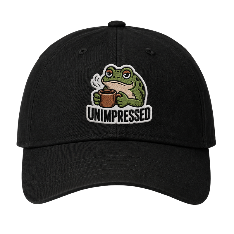 Off Supply Unimpressed Froggie Black Cap