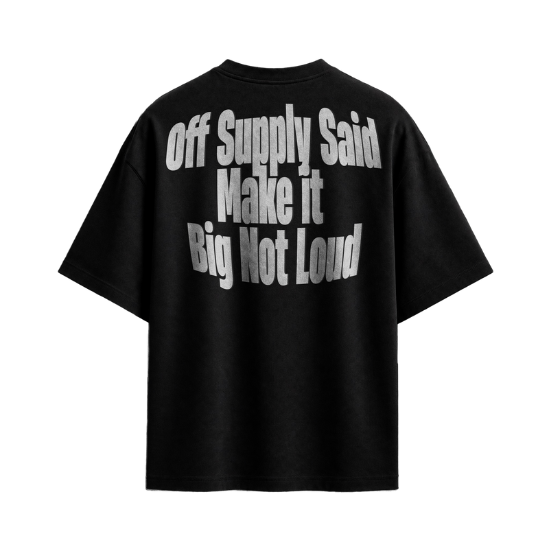 Off Supply - The Magnitude Tee Black