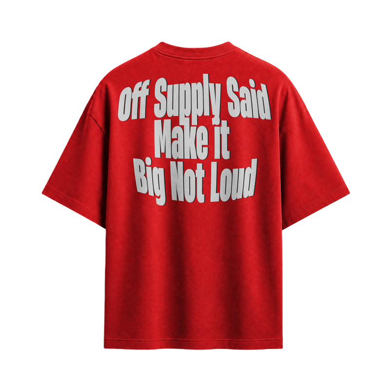 Off Supply - The Magnitude Tee Red