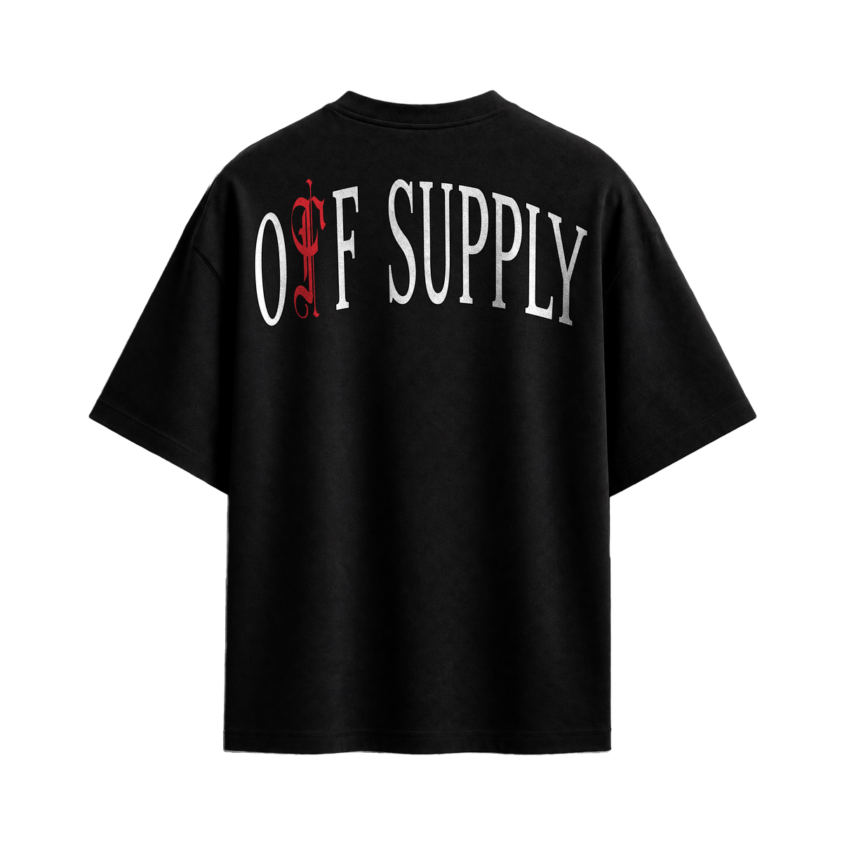 Off Supply Aurora Flames Statement T-shirt