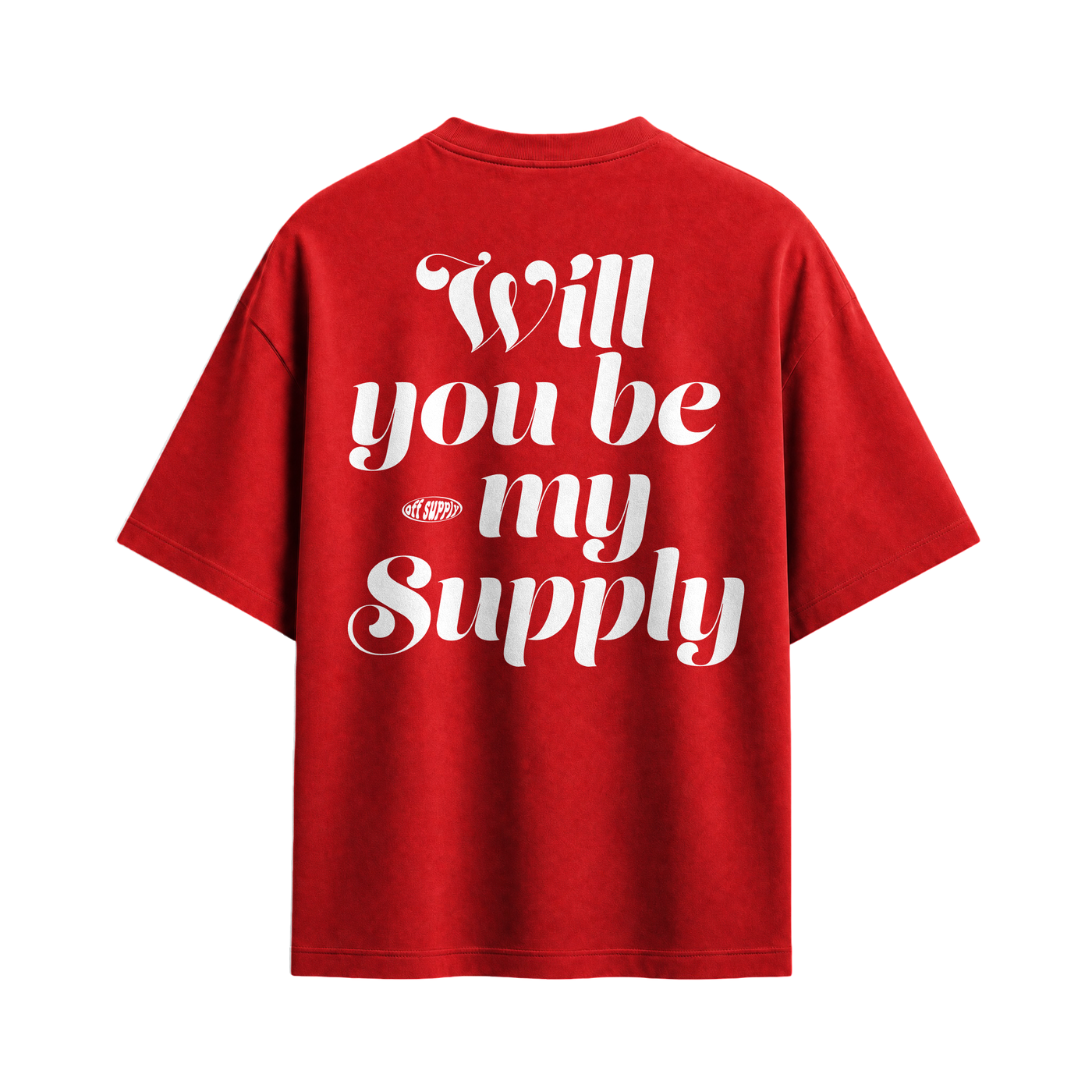 Off Supply Be My Supply T-shirt Red
