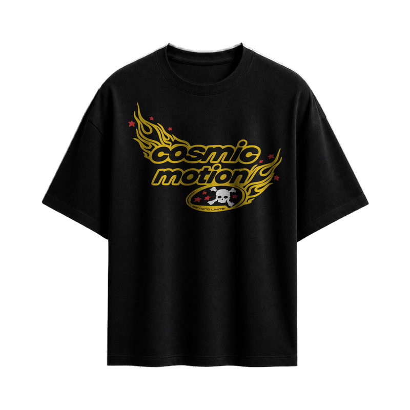 Off Supply Cosmic Motion Black T-Shirt
