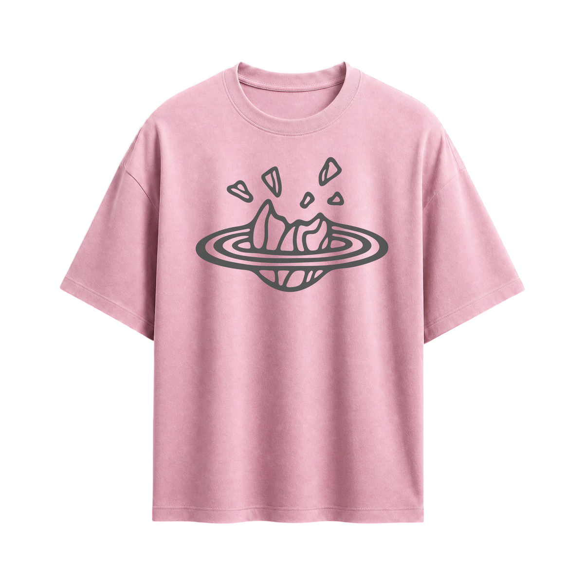 Off Supply Off-Axis Tee - Pink