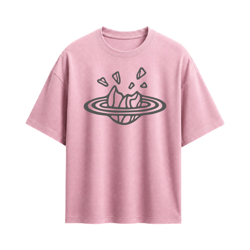 Off Supply Off-Axis Tee - Pink