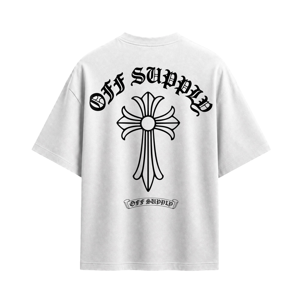 Off Supply Premium Ornate Cross T-Shirt