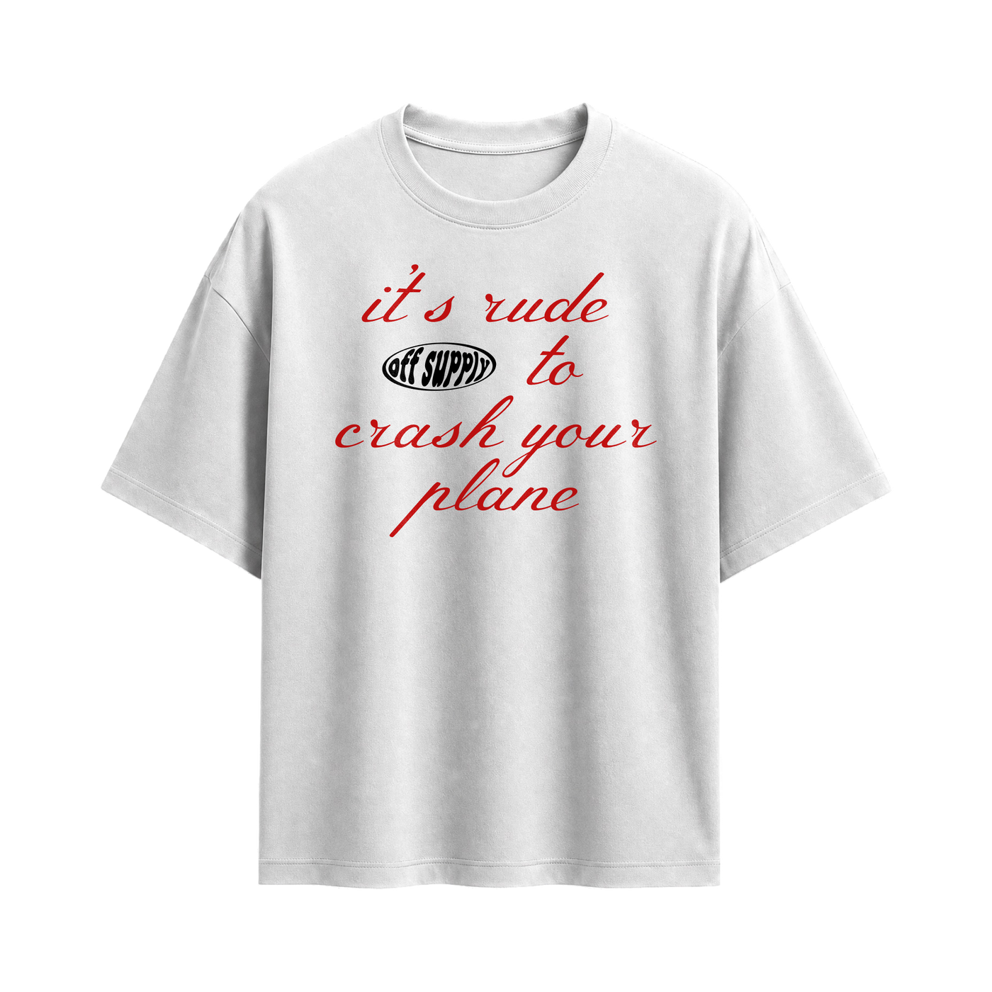 Off Supply Social Gravity T-shirt White