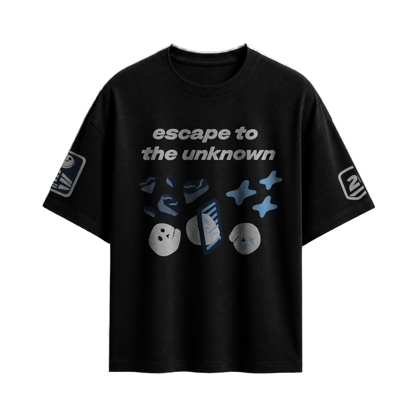 Off Supply Unknown Route Tee - Black