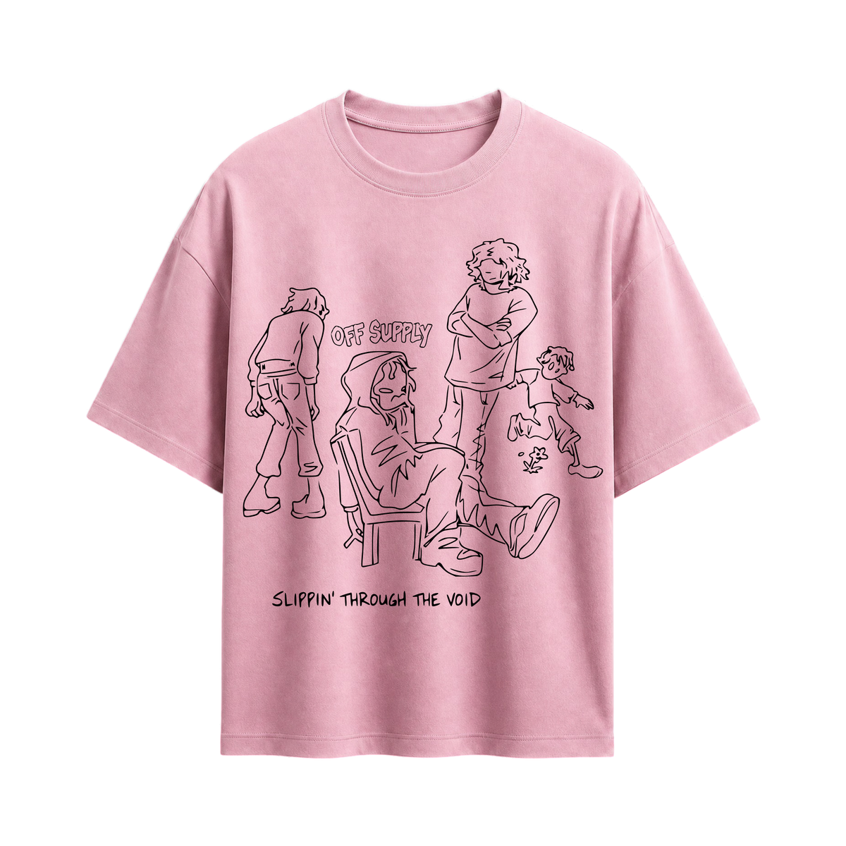 Off Supply Void Walkers Tee - Pink