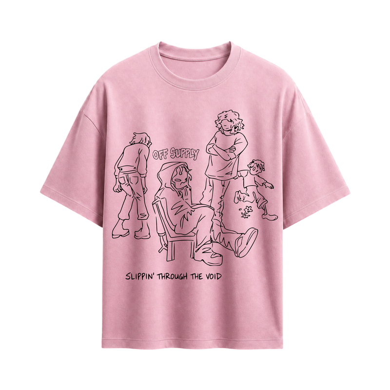 Off Supply Void Walkers Tee - Pink