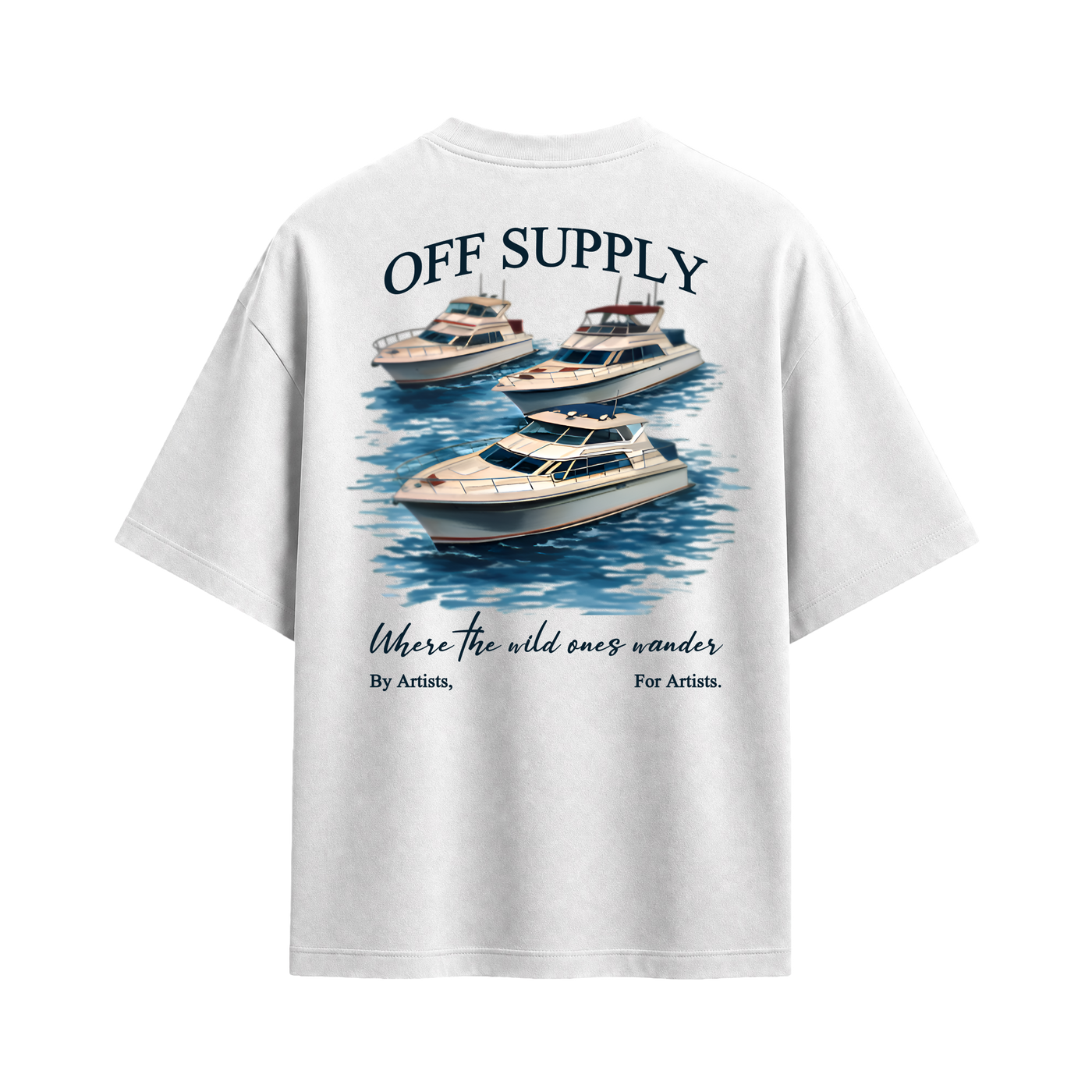 Off Supply Wanderes Yacht T-shirt White
