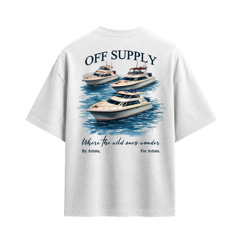 Off Supply Wanderes Yacht T-shirt White
