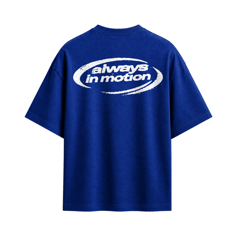 Off supply Always In Motion Blue T-shirt