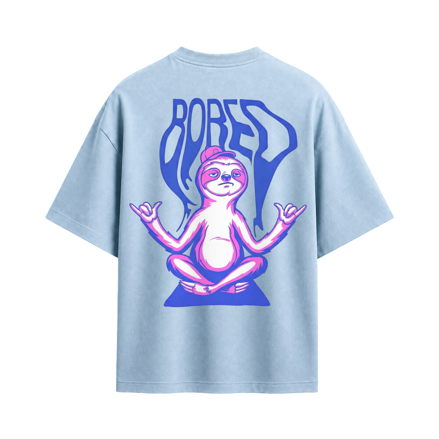 Off supply Bored light Blue T-shirt