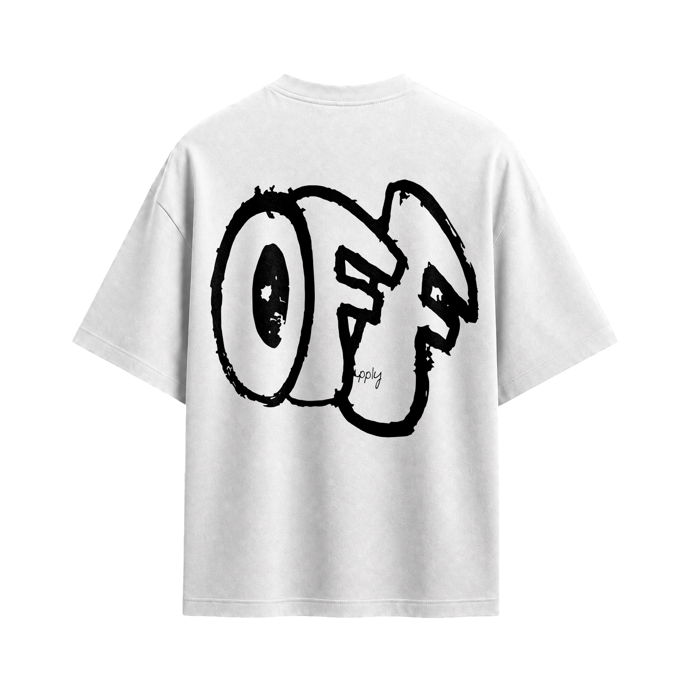 Off supply Club white t-shirt