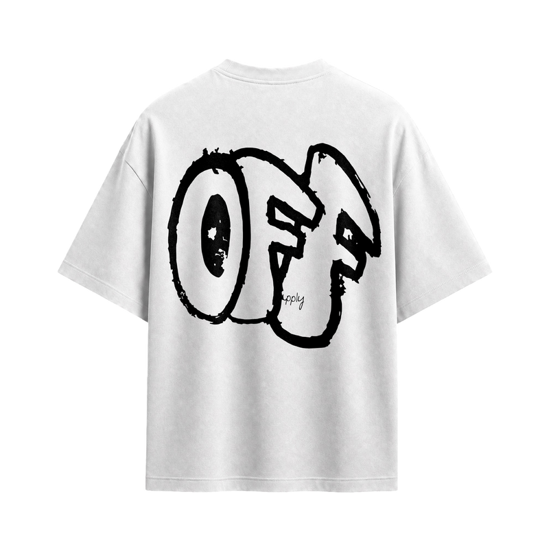 Off supply Club white t-shirt