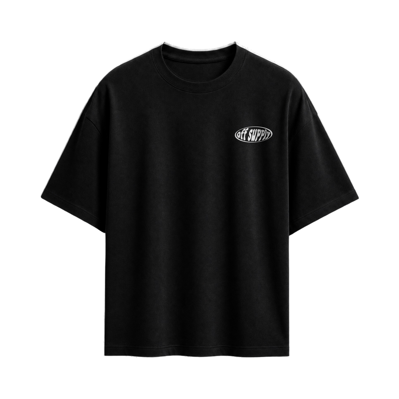 Off supply Escape From Reality black t-shirt