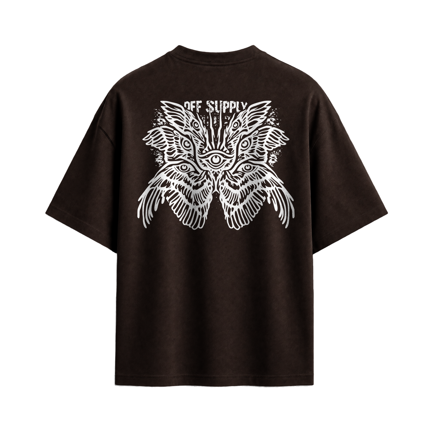 Off supply Eye Angel Brown T-shirt