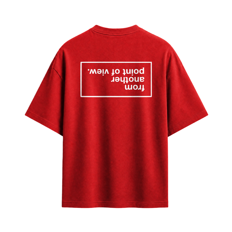 Off supply From another POV red t-shirt