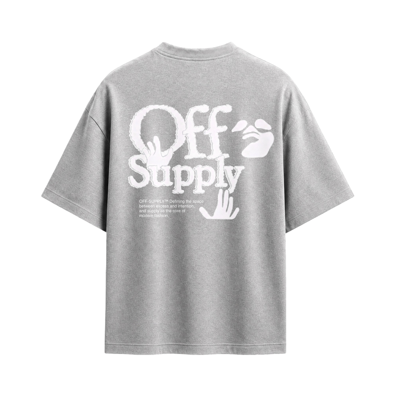 Off supply Modern Fashion grey t-shirt