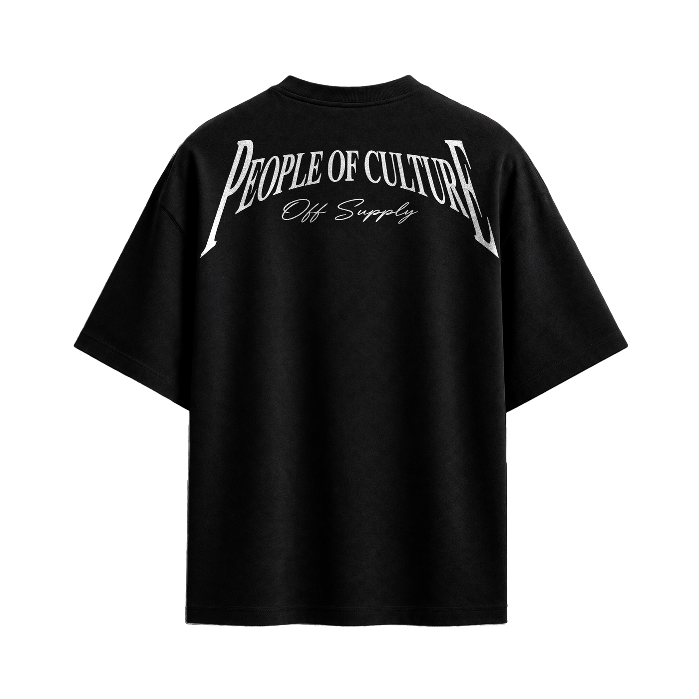 Off supply People of Culture Black t-shirt