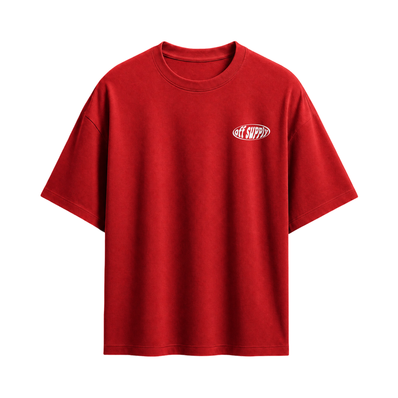 Off supply Pixel Warrior Red T-shirt