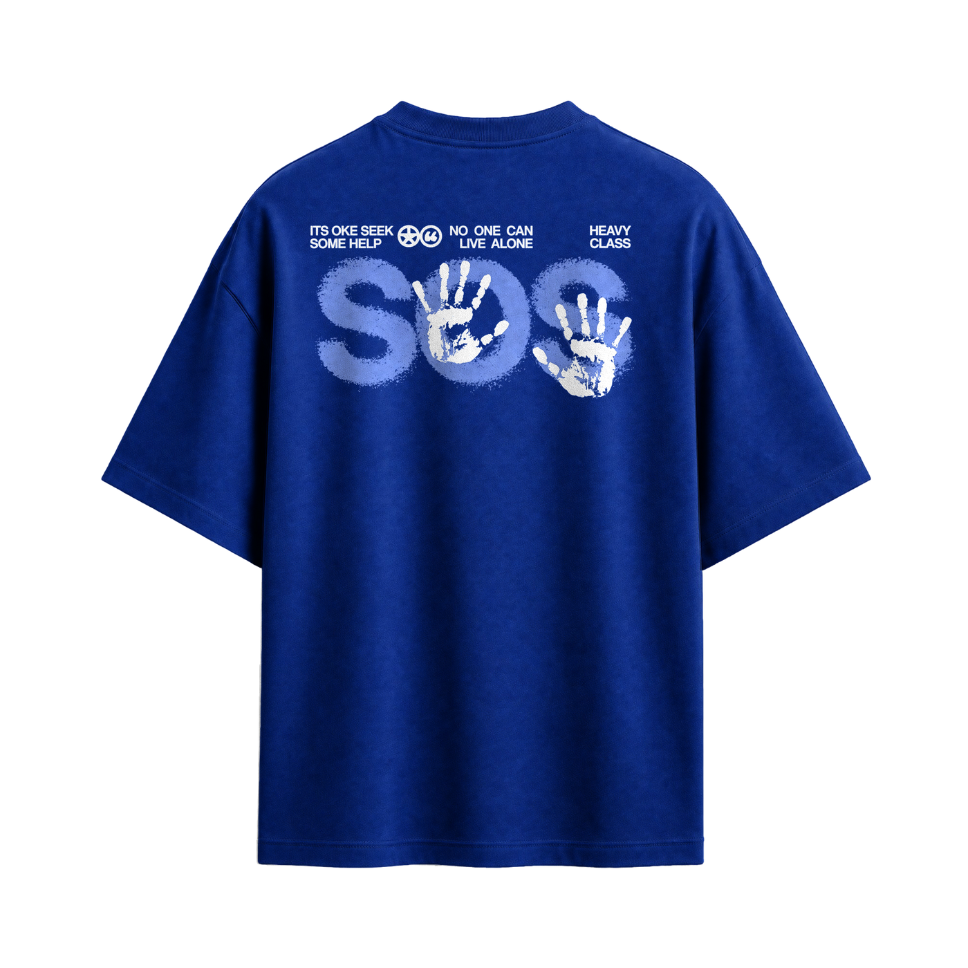 Off supply SOS Blue T-shirt
