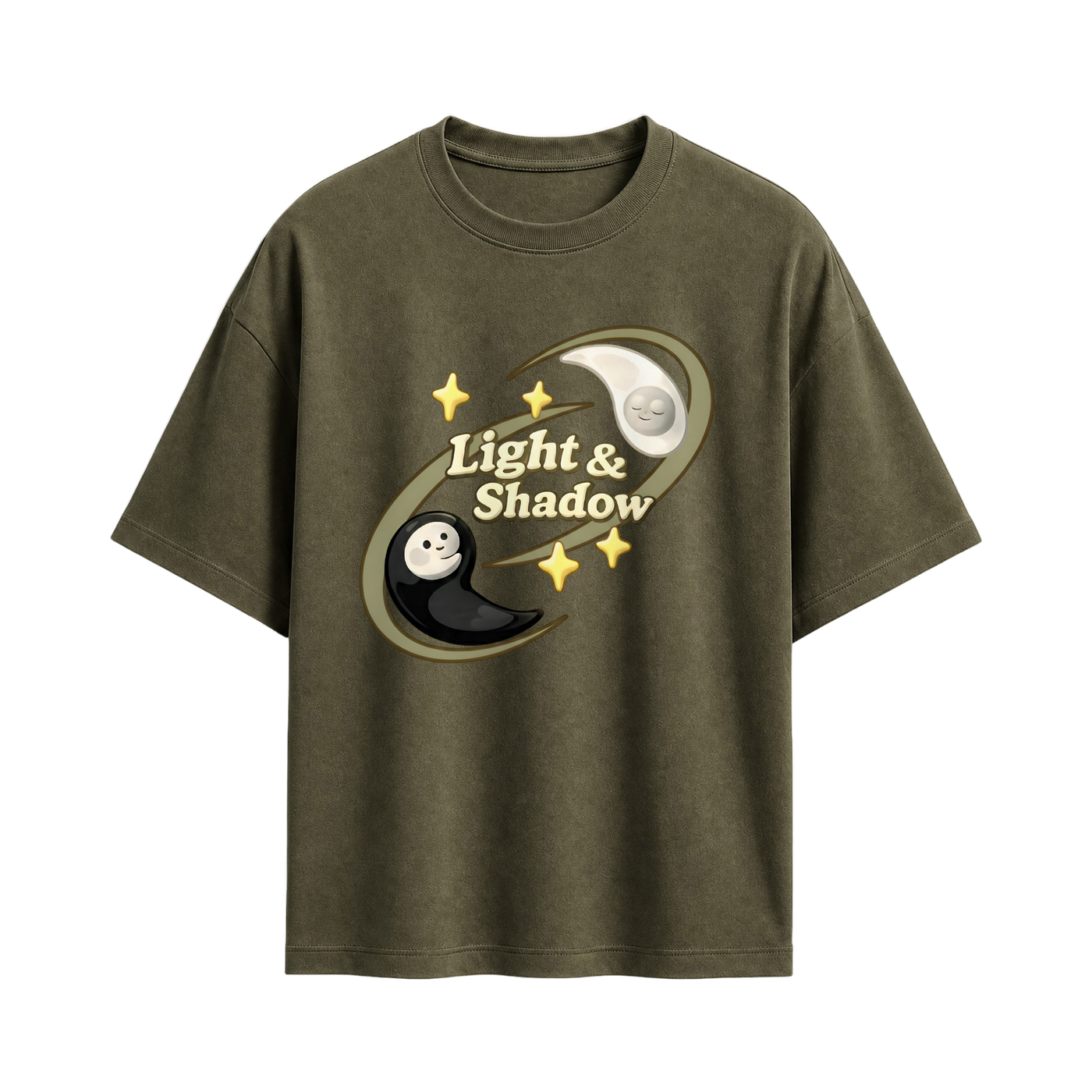 Off supply Shadow Orbit T-Shirt Olive