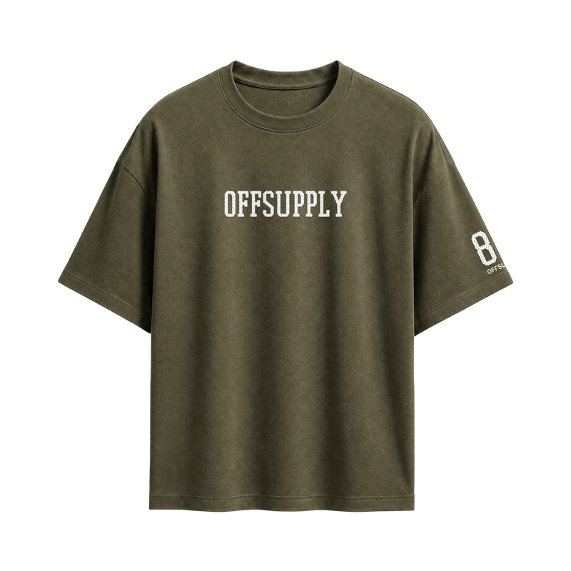 Off supply They come they go Olive T-shirt