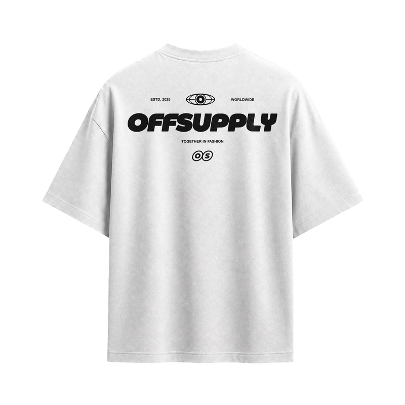 Off supply Together in Fashion white t-shirt