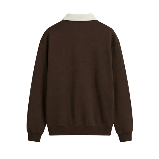 Off supply Badge Brown Polo Sweatshirt