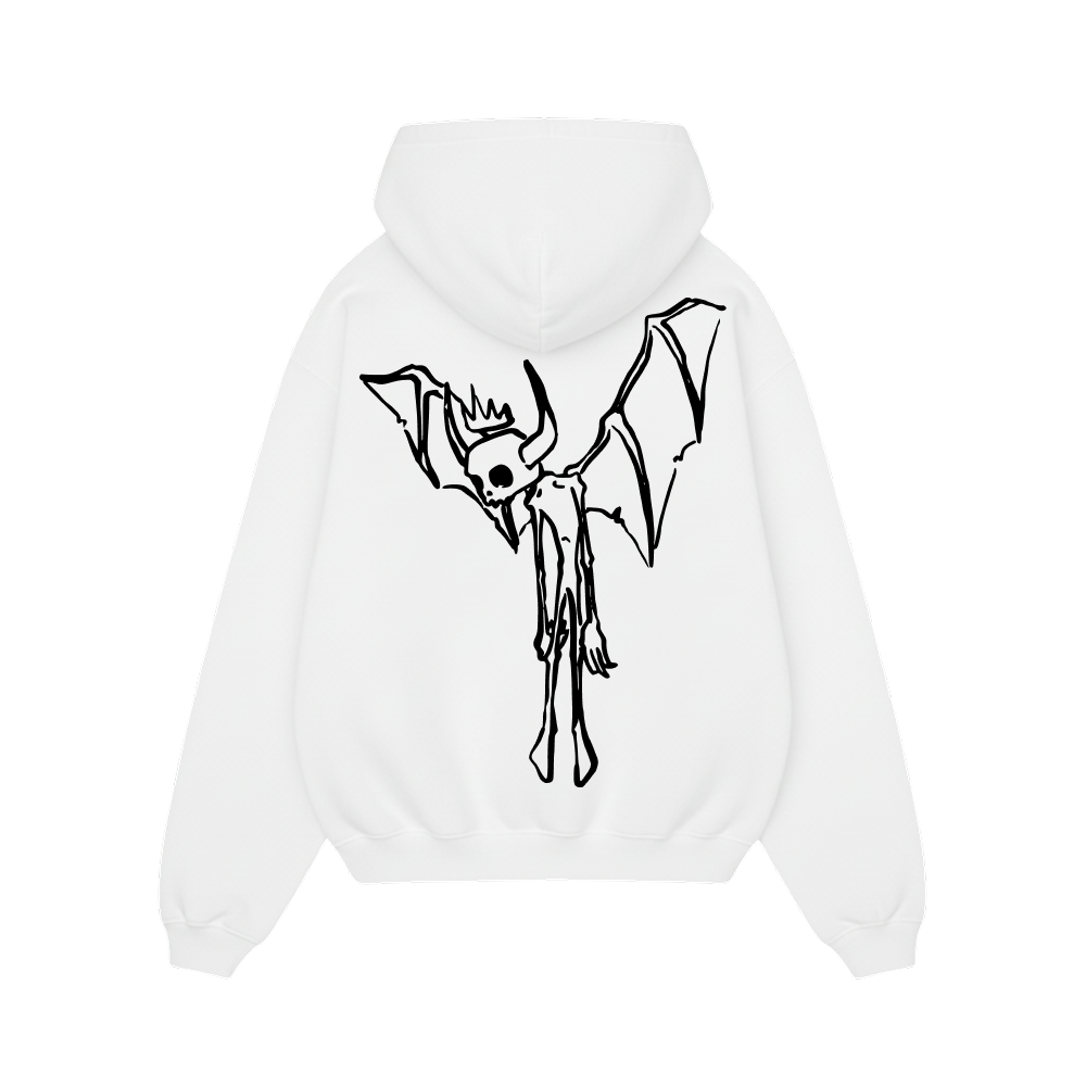 Off supply Bat Soul White Hoodie
