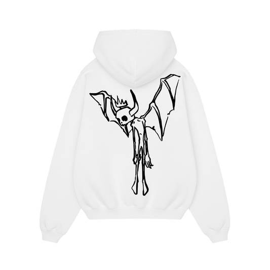 Off supply Bat Soul White Hoodie