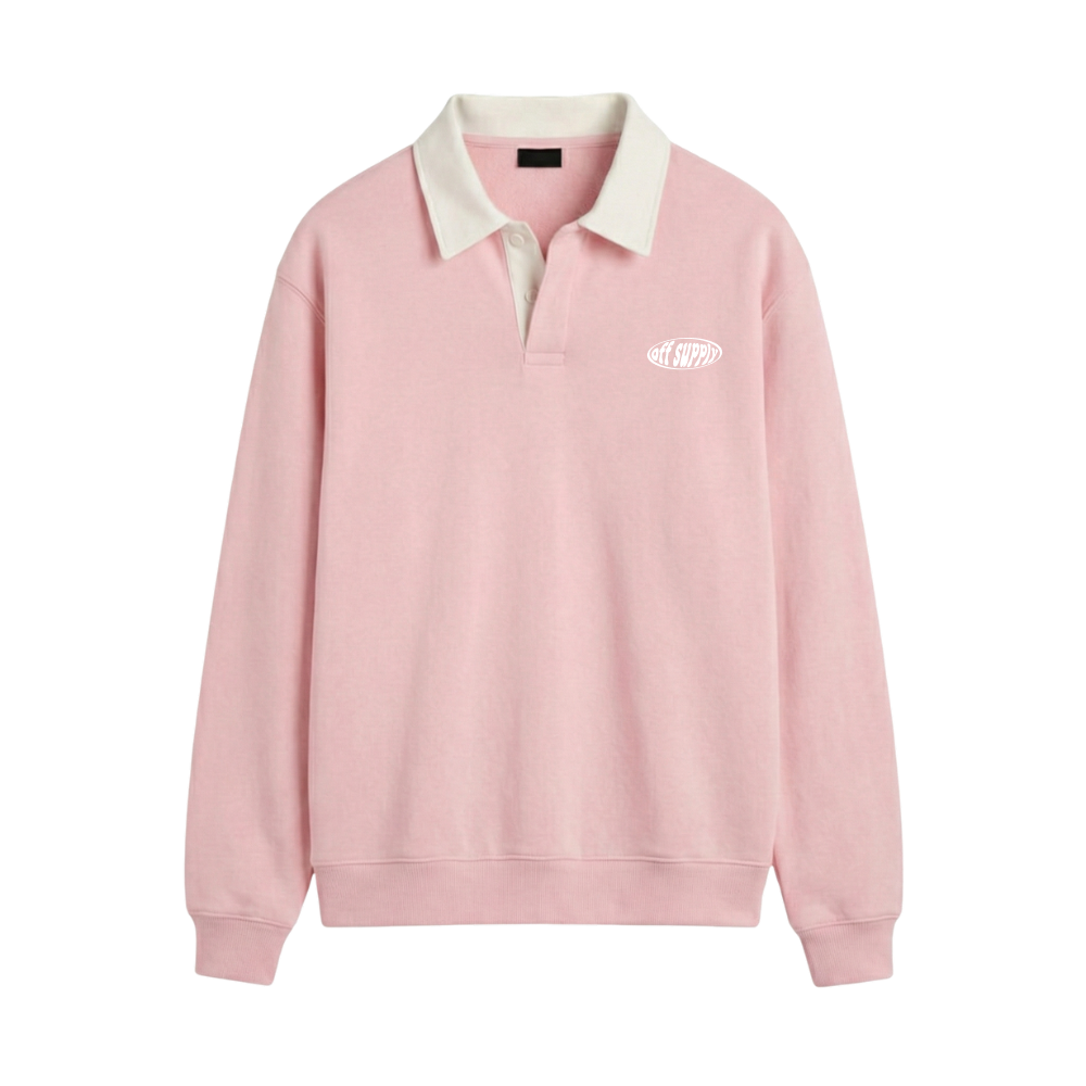 Off supply Classic Baby Pink Polo Sweatshirt